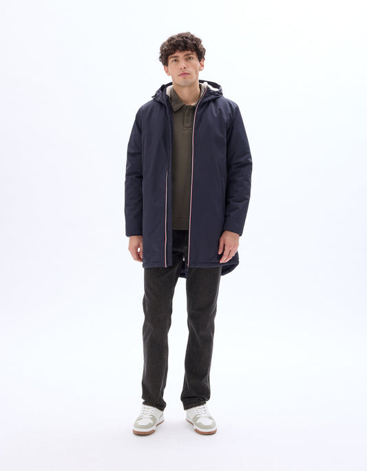 Drycore Hooded Sherpa-Lined Parka - Dark Blue — view 2