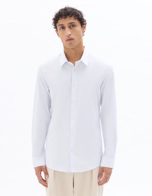 Slim-Fit Business Shirt - White — view 2