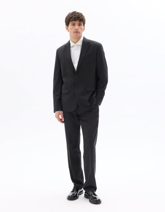 Slim-Fit Pure Cotton Non-Iron Cutaway-Collar Shirt - White — view 2