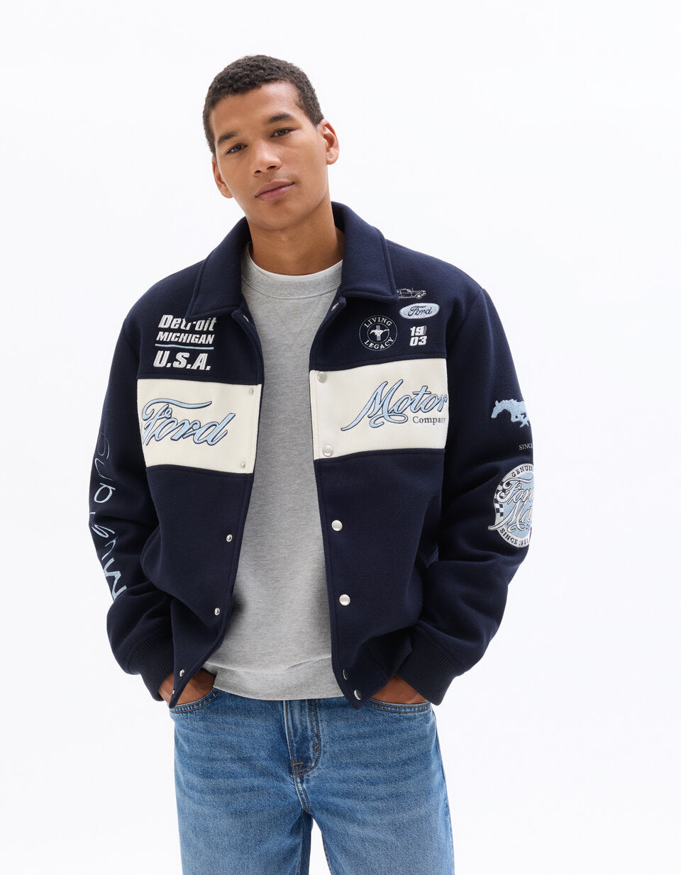 Ford Jacket - Navy — view 3