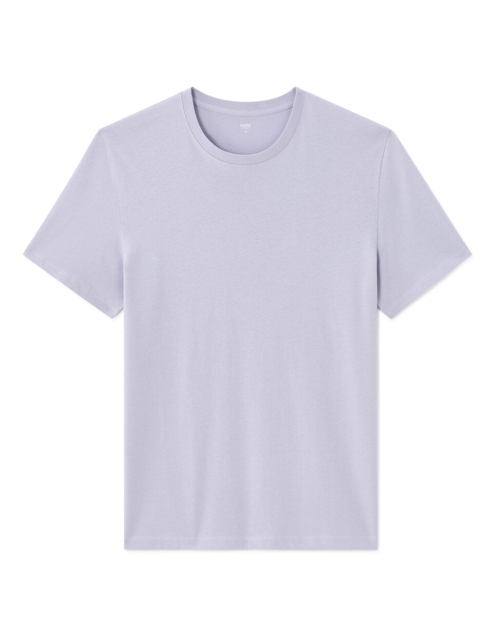 Regular-Fit Pure Cotton Crew-Neck T-Shirt - Purple — view 1