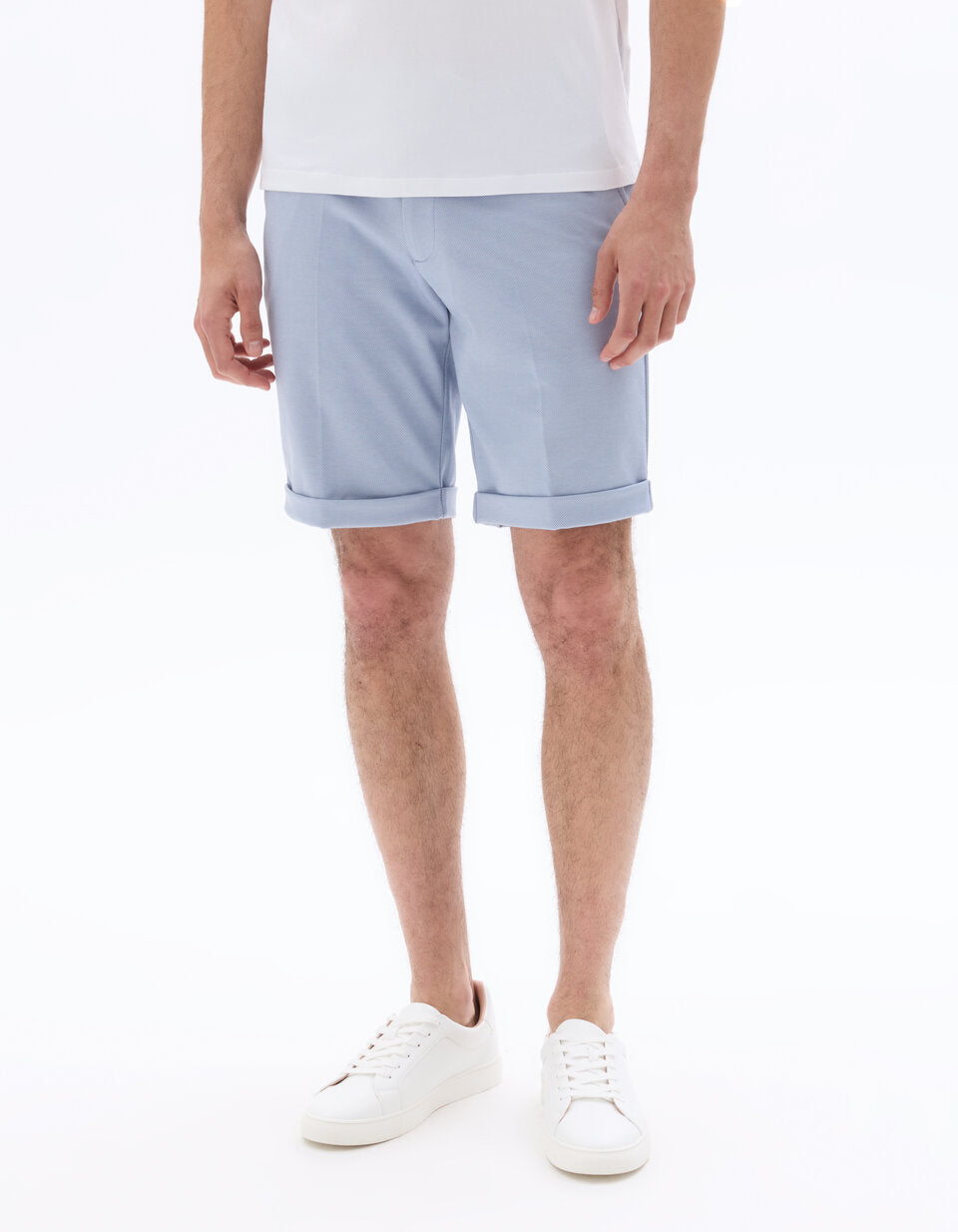 24H Knit Bermuda Shorts - Blue — view 2