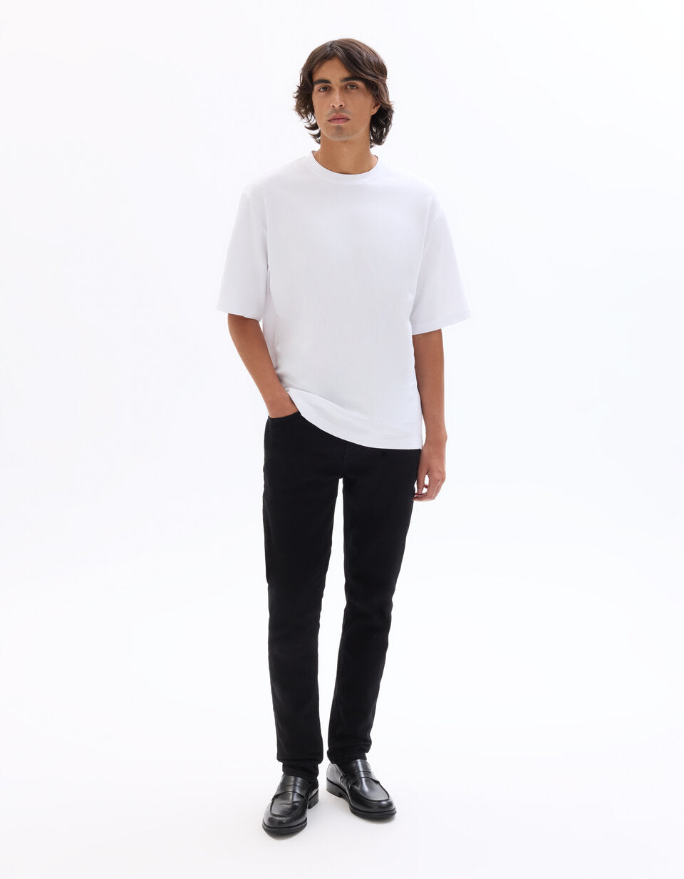 Powerflex Slim-Fit Stretch Jeans - Black — view 2