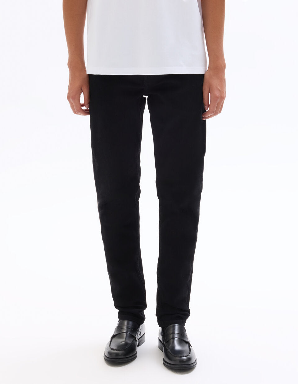 Powerflex Slim-Fit Stretch Jeans - Black — view 3