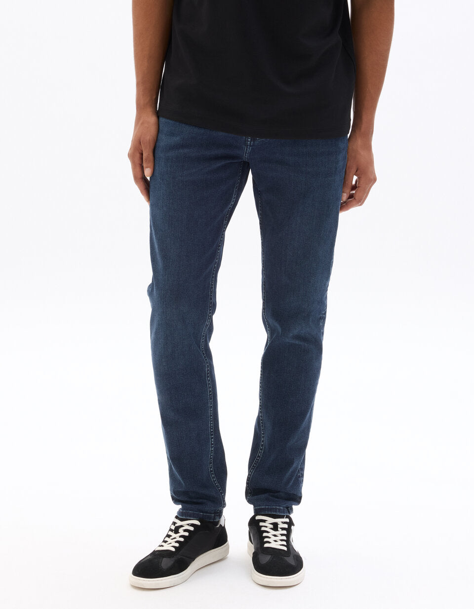 Powerflex Slim-Fit Stretch Jeans - Dark Blue — view 3