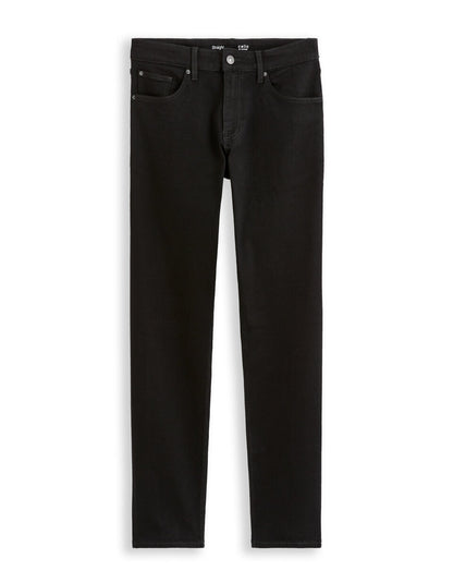 C.15 Straight-Fit Stretch Cotton Jeans - Black — view 1