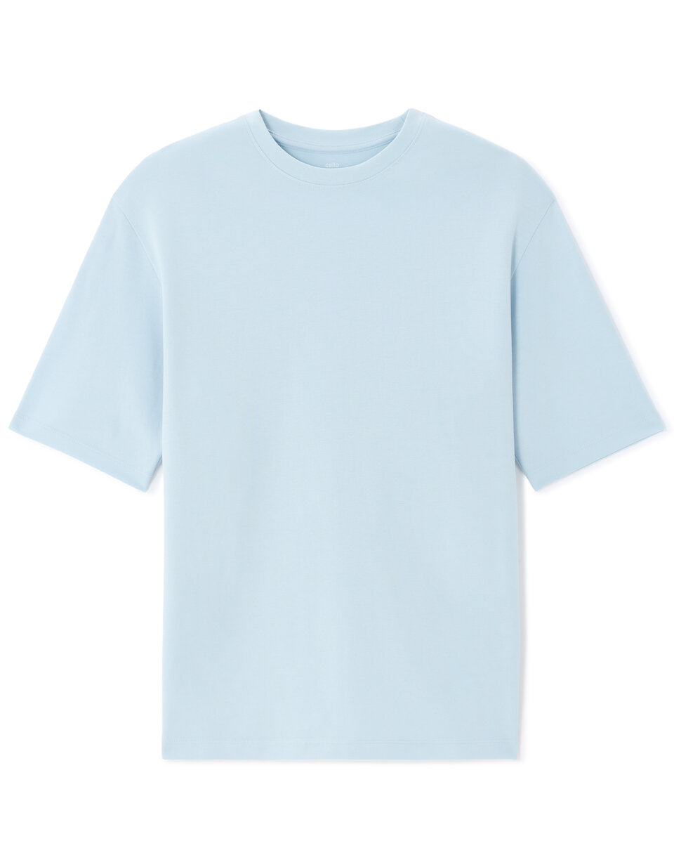 Oversized Crew-Neck T-Shirt - Sky Blue — view 1