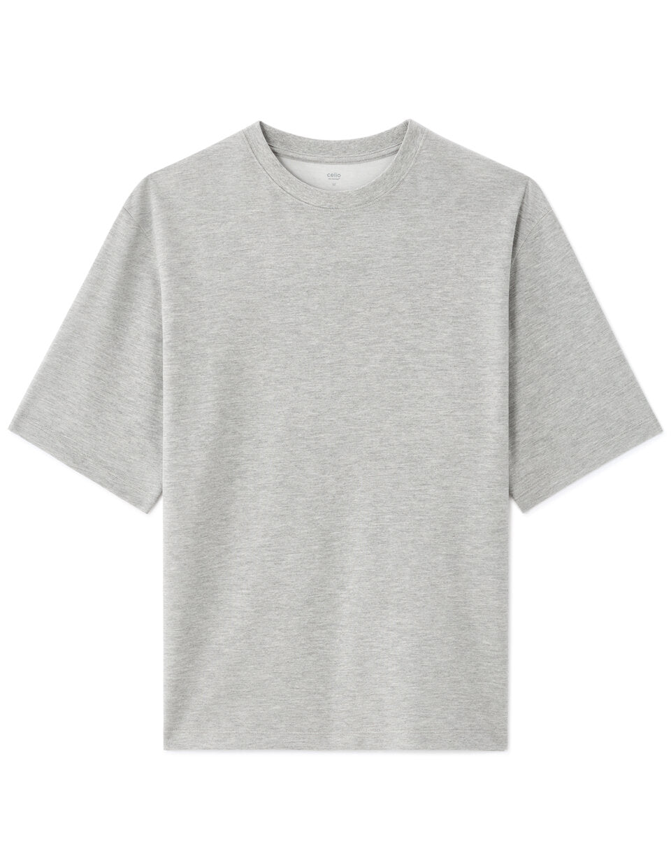 Oversized Crew-Neck T-Shirt - Grey — view 1