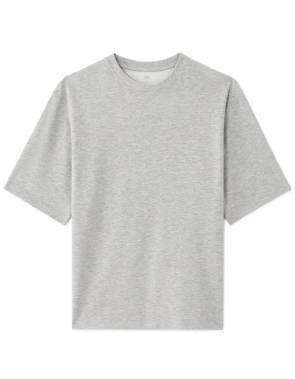 Oversized Crew-Neck T-Shirt - Grey — view 1