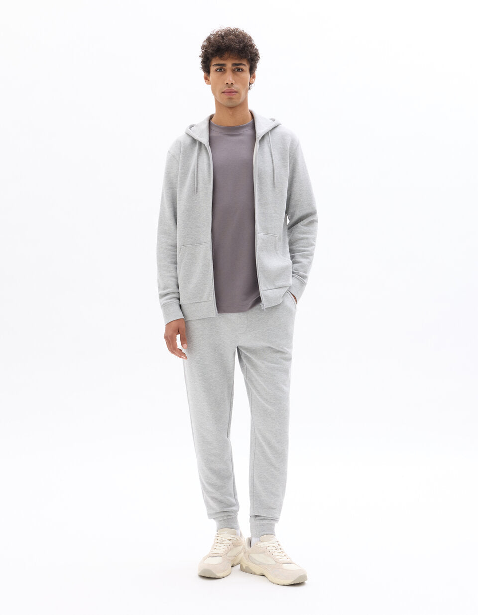 Regular-Fit Joggers - Grey — view 3
