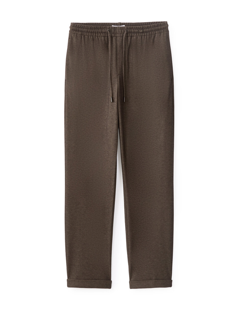 24H Straight-Fit Comfort Cropped Trousers - Light Brown — view 1