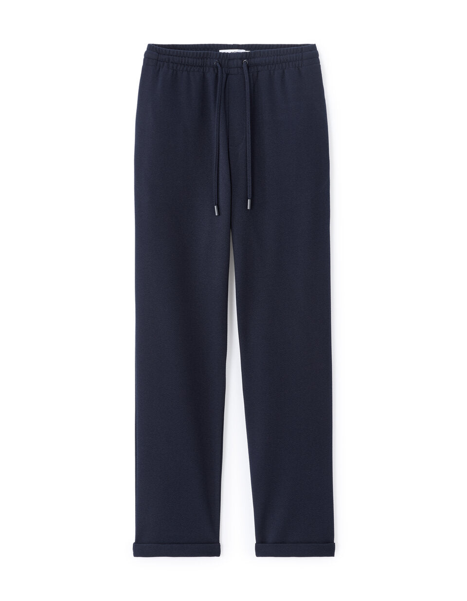 24H Straight-Fit Comfort Cropped Trousers - Navy — view 1