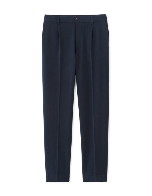 24H Loose-Fit Stretch Trousers - Navy — view 1