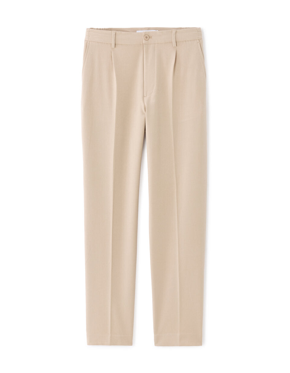 24H Loose-Fit Stretch Trousers - Light Beige — view 1
