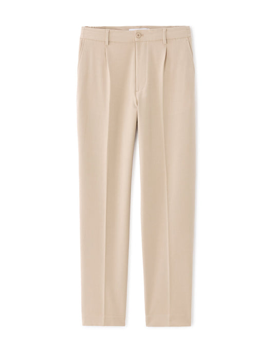 24H Loose-Fit Stretch Trousers - Light Beige — view 1