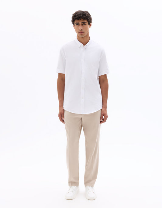 24H Loose-Fit Stretch Trousers - Light Beige — view 2