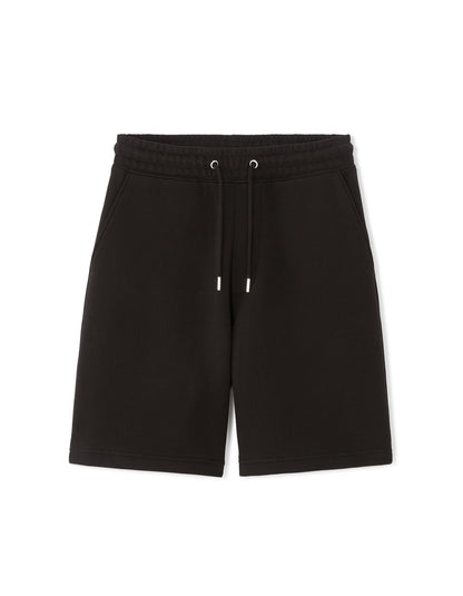 Pure Cotton Sweat Shorts - Black — view 1