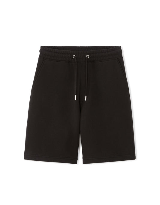 Pure Cotton Sweat Shorts - Black — view 1