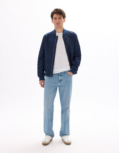 Lightweight Bomber Jacket - Navy — view 2