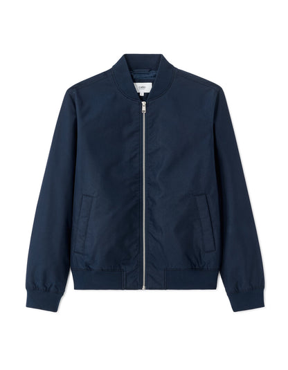Lightweight Bomber Jacket - Navy — view 1