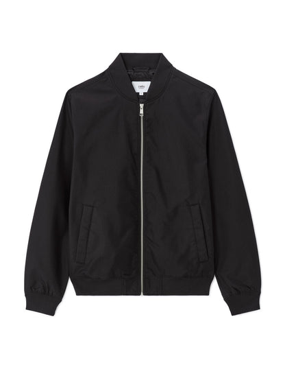 Lightweight Bomber Jacket - Black — view 1