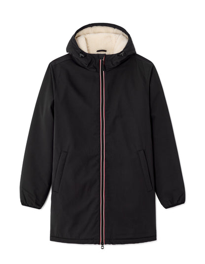 Drycore Hooded Sherpa-Lined Parka - Black — view 1