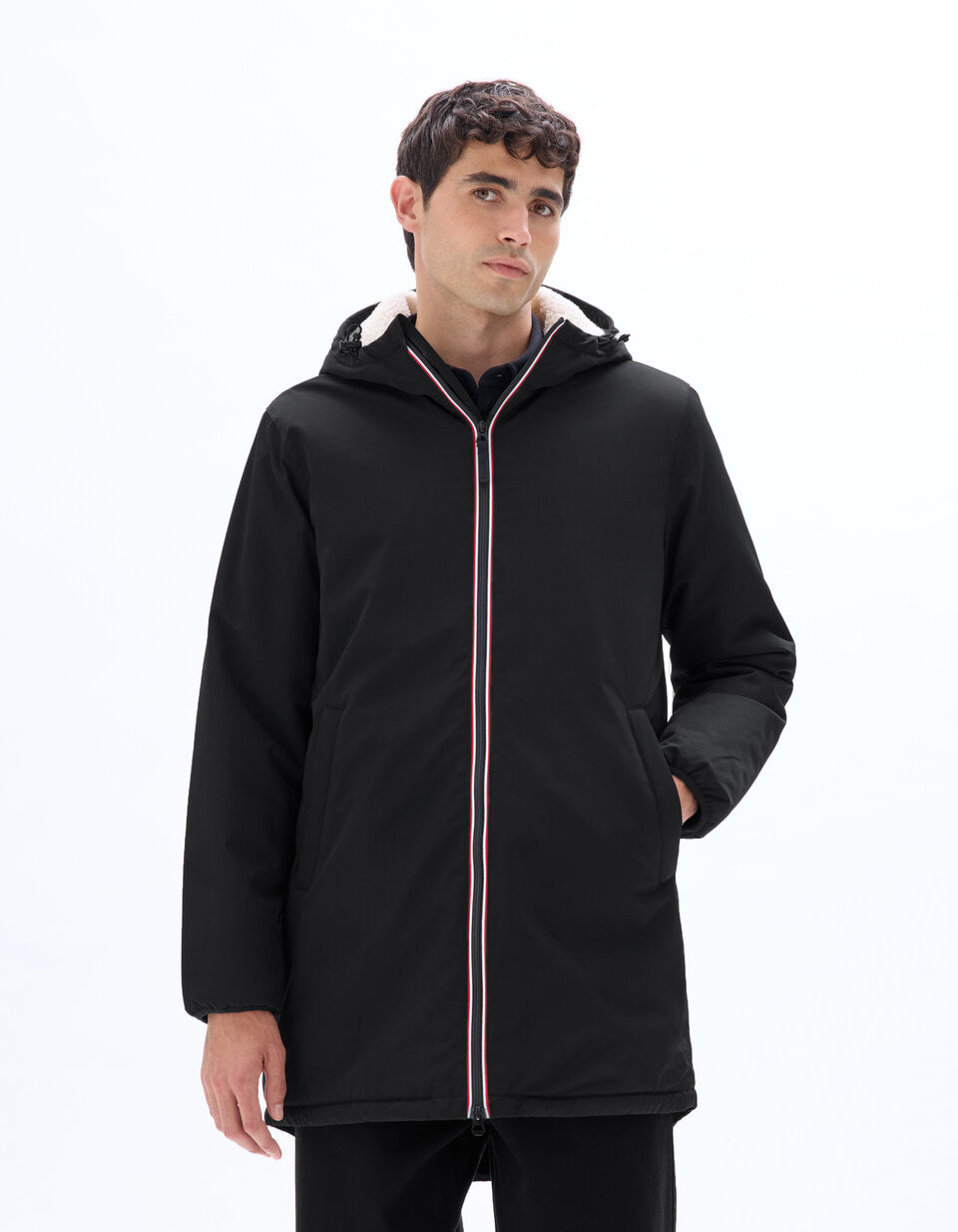 Drycore Hooded Sherpa-Lined Parka - Black — view 3