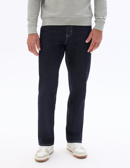 C.95 Loose-Fit Stretch Cotton Jeans - Raw Blue — view 3