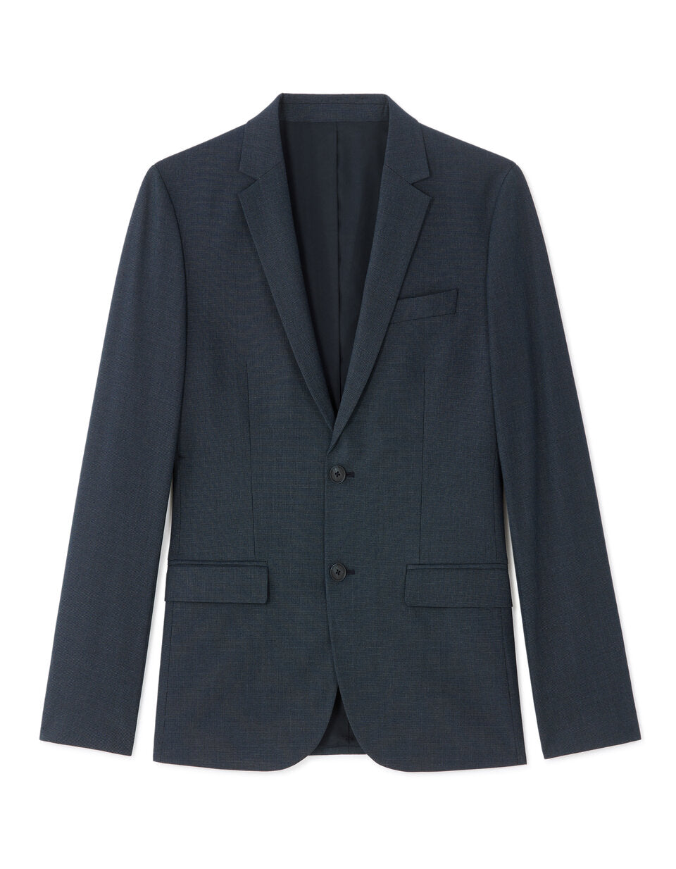 Slim-Fit Bi-Stretch Suit Jacket - Navy — view 1
