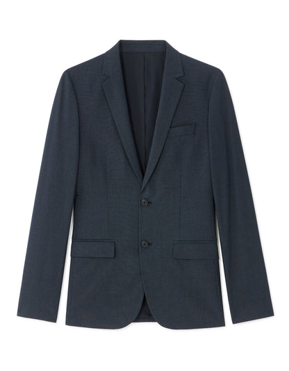 Slim-Fit Bi-Stretch Suit Jacket - Navy — view 1