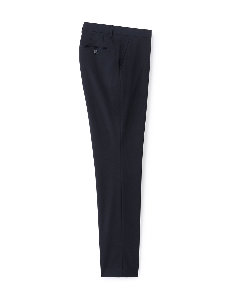Slim-Fit Bi-Stretch Suit Trousers - Navy — view 1