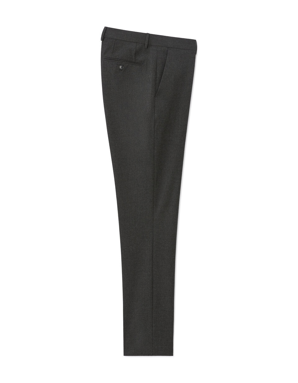 Slim-Fit Bi-Stretch Suit Trousers - Dark Grey — view 1