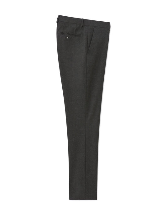 Slim-Fit Bi-Stretch Suit Trousers - Dark Grey — view 1
