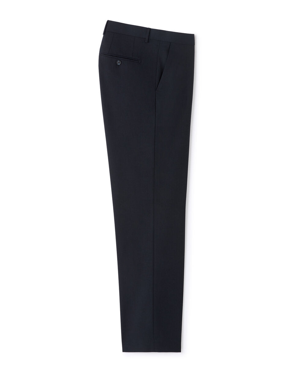Regular-Fit Bi-Stretch Suit Trousers - Navy — view 1