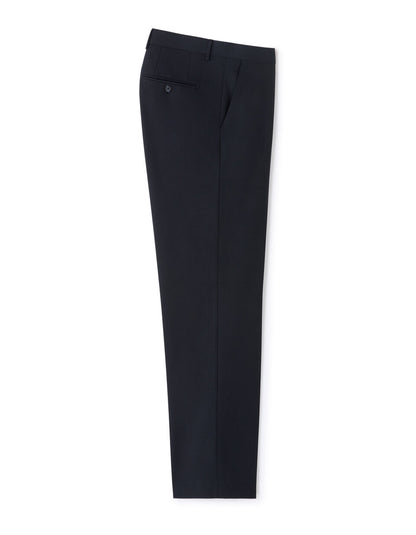 Regular-Fit Bi-Stretch Suit Trousers - Navy — view 1