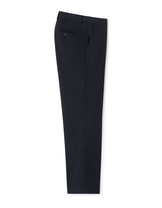 Regular-Fit Bi-Stretch Suit Trousers - Navy — view 1