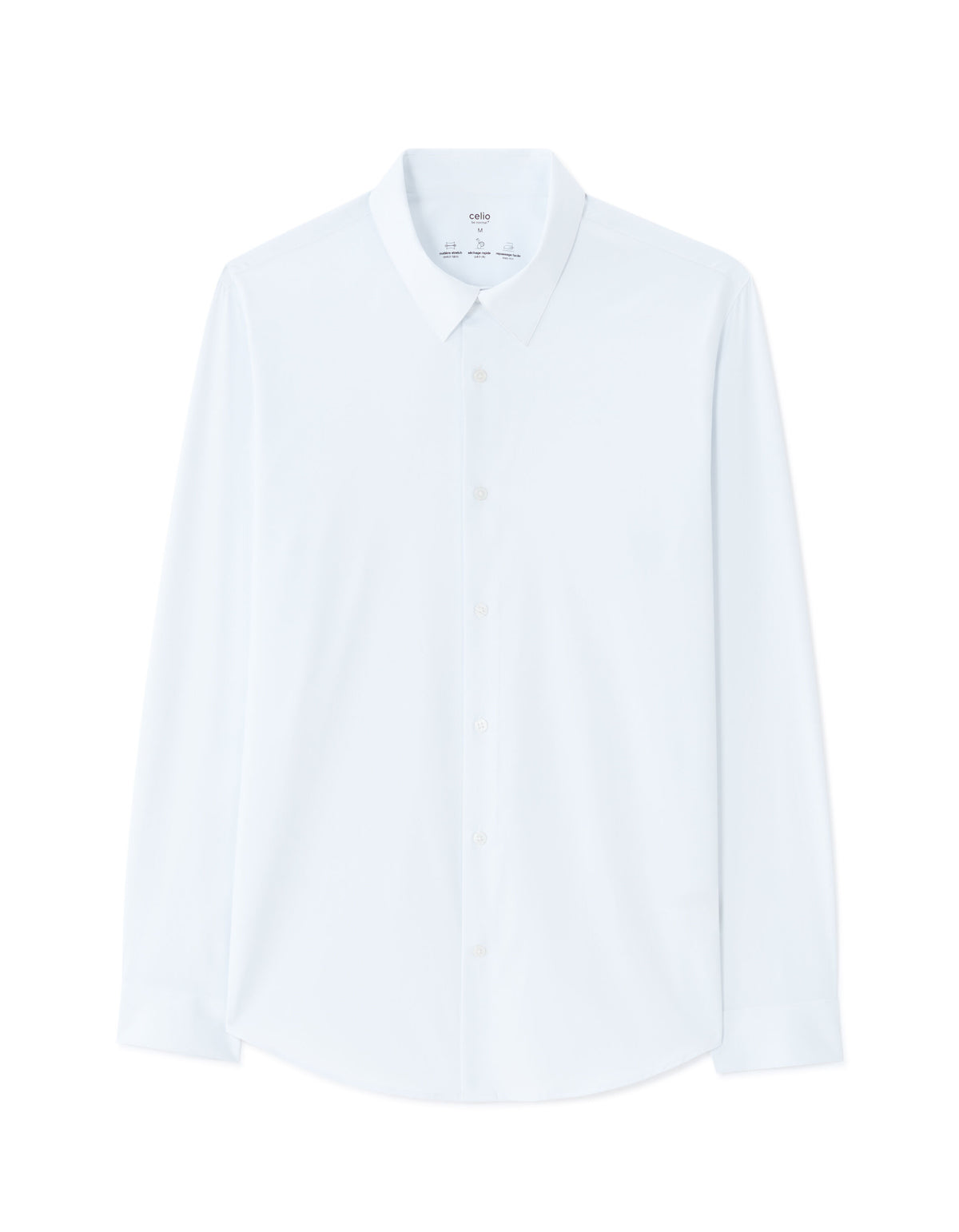 Slim-Fit Business Shirt - White — view 1