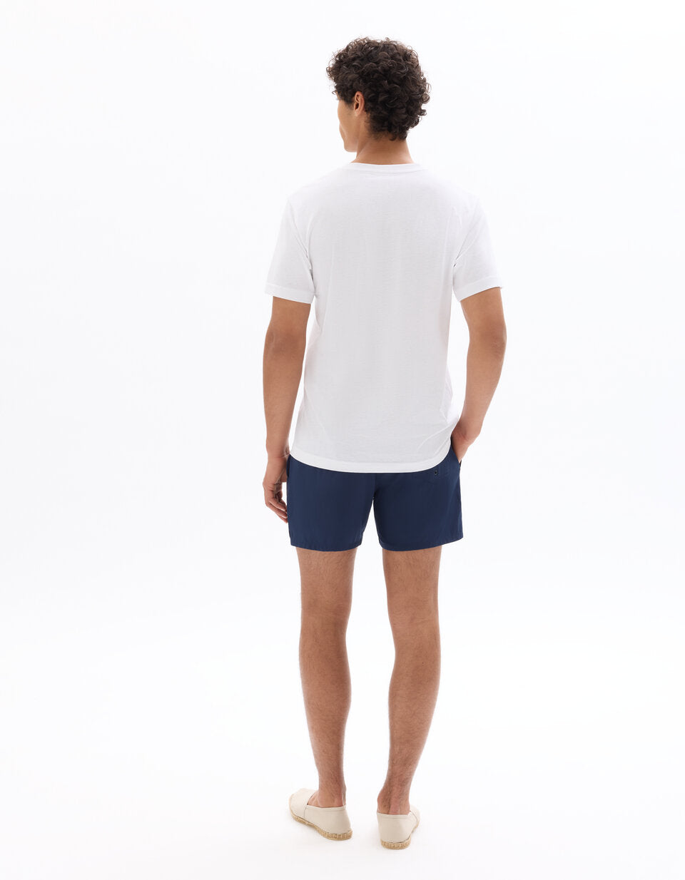 Solid Swim Shorts - Blue — view 3