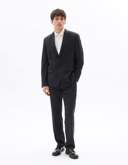 Slim-Fit Pure Cotton Non-Iron Cutaway-Collar Shirt - White — view 2