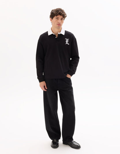 Death Note Polo Shirt - Black — view 2