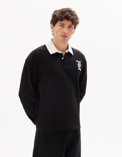 Death Note Polo Shirt - Black — view 3